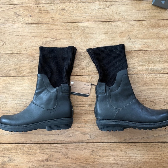 Women's Sorel Juneau Winter Leather Thinsulate-lined Ankle Boots - Size 8.5 - Picture 6 of 15